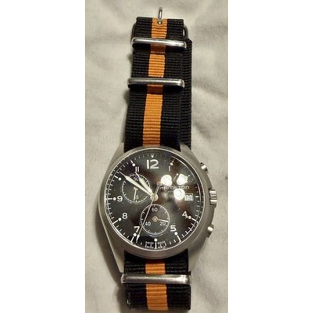 Hamilton Khaki Aviation Pilot Mens Watch H765520- Needs New Battery